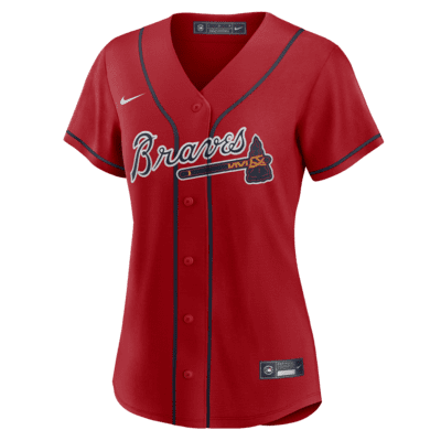 MLB Atlanta Braves Ronald Acuna Jr. Women s Replica Baseball Jersey. Nike